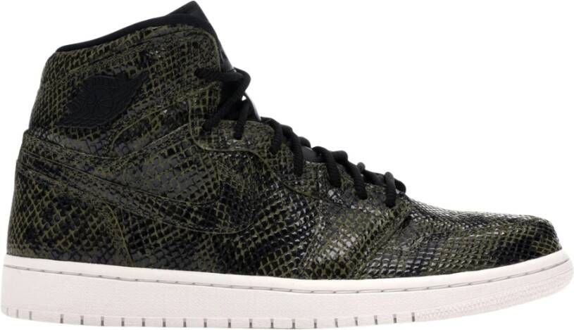 Nike Hoge Snakeskin Limited Edition Retro Stijl Green Heren