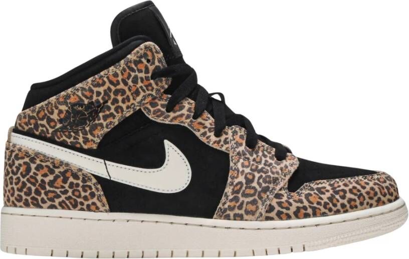 Nike Leopard Print Mid SE Sneakers Multicolor Heren