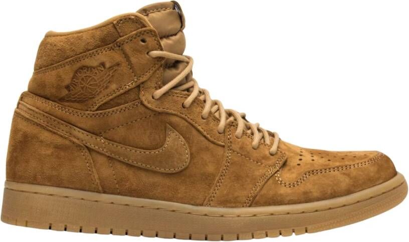 Nike Limited Edition Retro High Wheat Sneakers Brown Heren