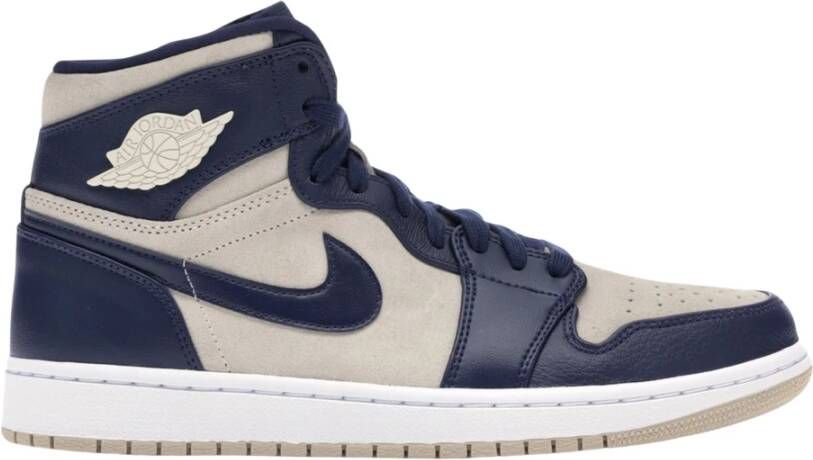 Nike Premium Midnight Navy Light Cream Sneakers Blue Heren