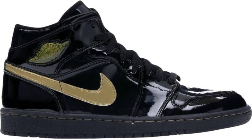 Nike Retro Black Metallic Gold Limited Edition Black Unisex