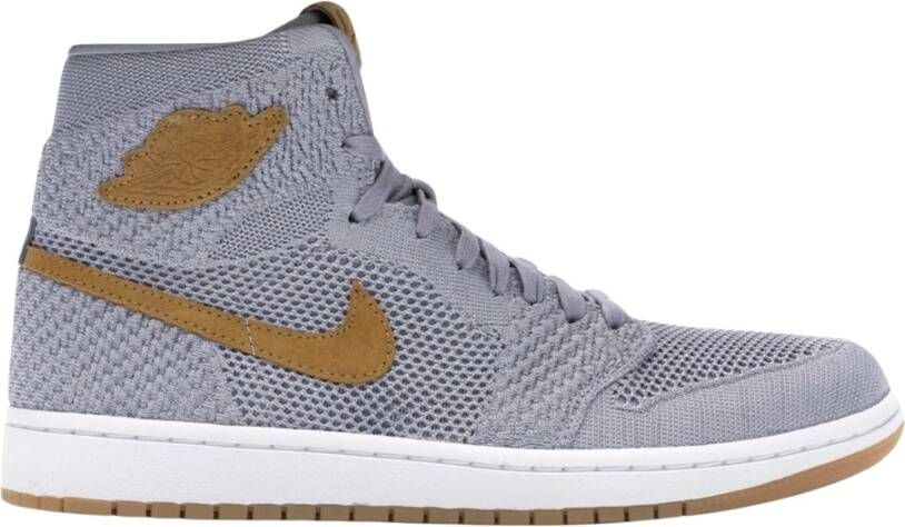 Nike Retro High Flyknit Wolf Grey Edition Gray Heren