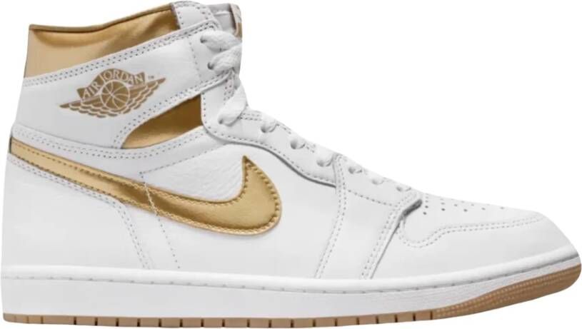 Nike Retro High OG Metallic Gold Sneaker White Heren