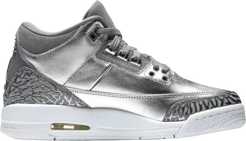 Nike Retro Metallic Zilver Collectie Gray Dames