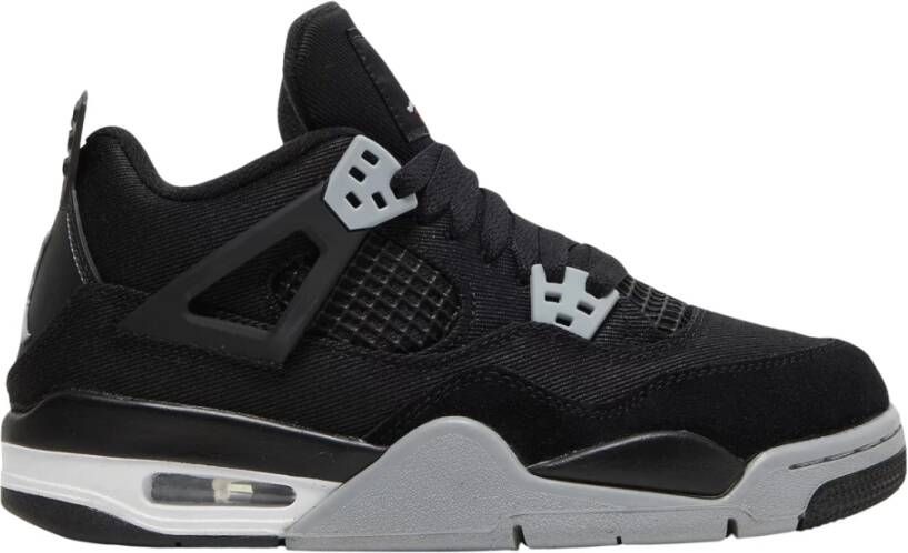 Nike Zwart Canvas Retro 4 Limited Edition Black Dames