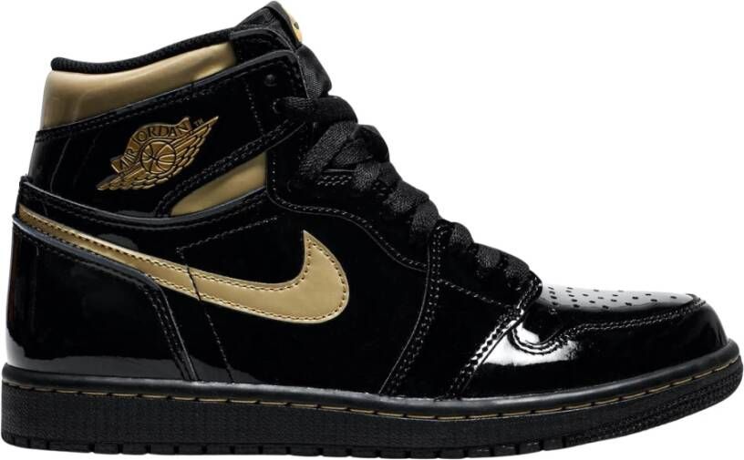 Nike Zwart Goud Hoge Retro Beperkte Editie Black Heren