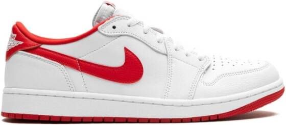 Jordan Air 1 Low OG 'White Red' herenschoenen Wit