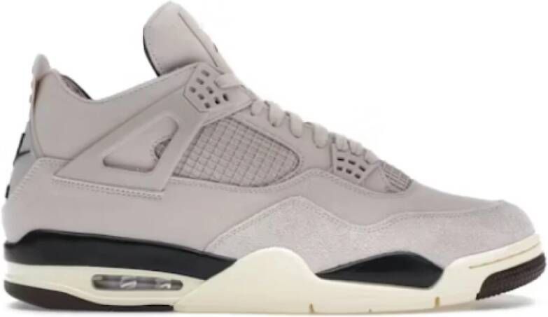 Jordan Retro Stijl Sneakers Terwijl Je Slaapt Gray Dames