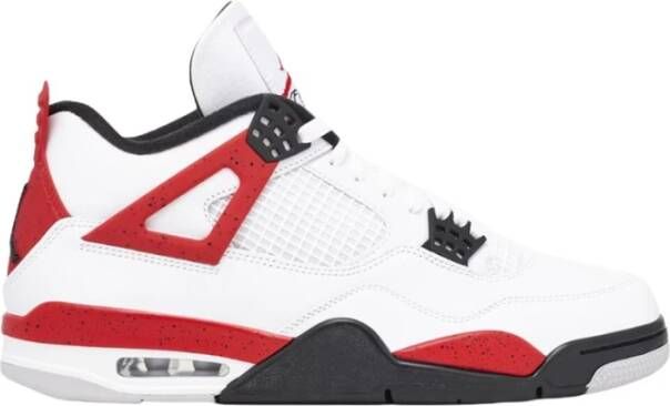 Jordan Rode Cement Retro 4 Sneakers White Heren