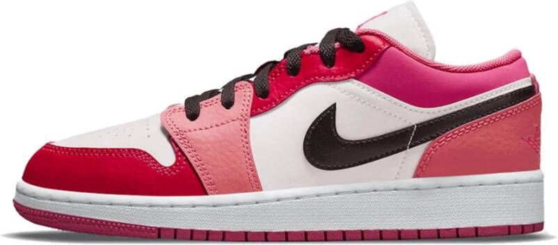 Jordan Rode Roze Lage Top Sneakers Rood Heren