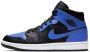 Jordan 1 Mid Heren Schoenen Black Leer Foot Locker - Thumbnail 5