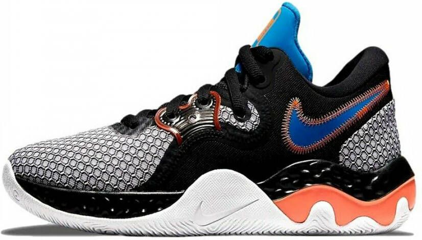 Nike Elevate II Lage Sneaker Zwart Blauw Wit Oranje Multicolor Heren