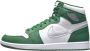 Jordan Air 1 Retro High Og Basketball Schoenen gorge green metallic silver white maat: 40.5 beschikbare maaten:40.5 - Thumbnail 1