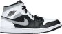 Nike Mid-Top Jordan 1 Chicago Black Toe Sneakers White Heren - Thumbnail 1