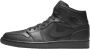 Jordan Air 1 Mid Basketball Schoenen black black black maat: 44.5 beschikbare maaten:41 42.5 40 43 44.5 45 46 40.5 47 - Thumbnail 2