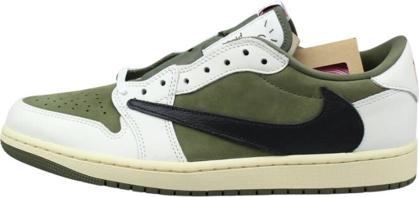 Jordan Travis Scott Laag Medium Olive Sneakers Green Heren