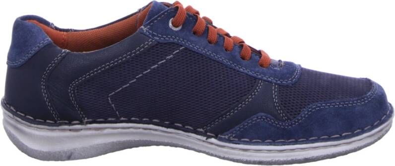 Josef Seibel Anvers 97 Blauwe Casual Schoenen Blue Heren