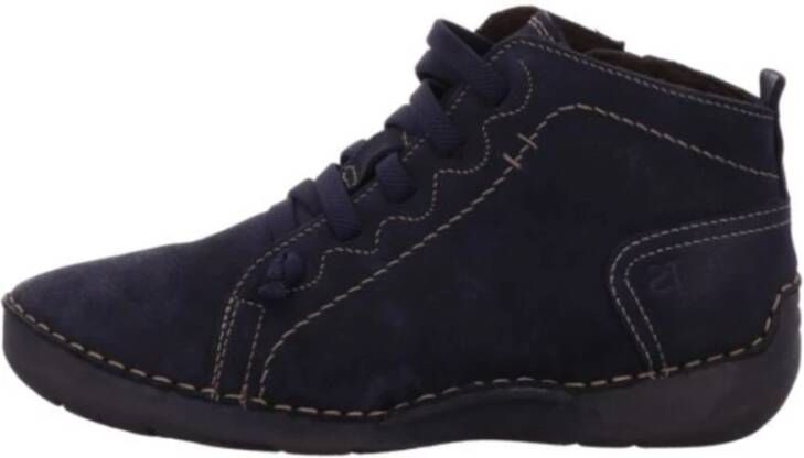 Josef Seibel Blauwe Enkellaars Fergey 86 Blue Dames