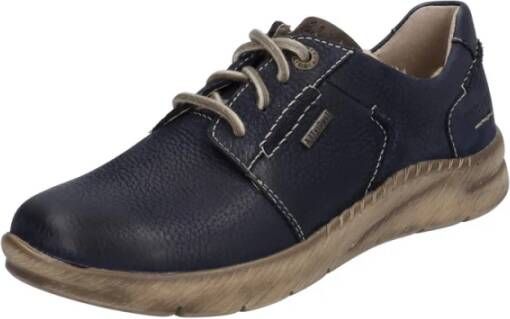 Josef Seibel Blauwe Veterschoenen Blue Heren