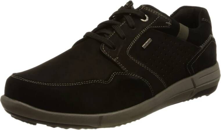 Josef Seibel Zwarte Veterschoen Black Heren