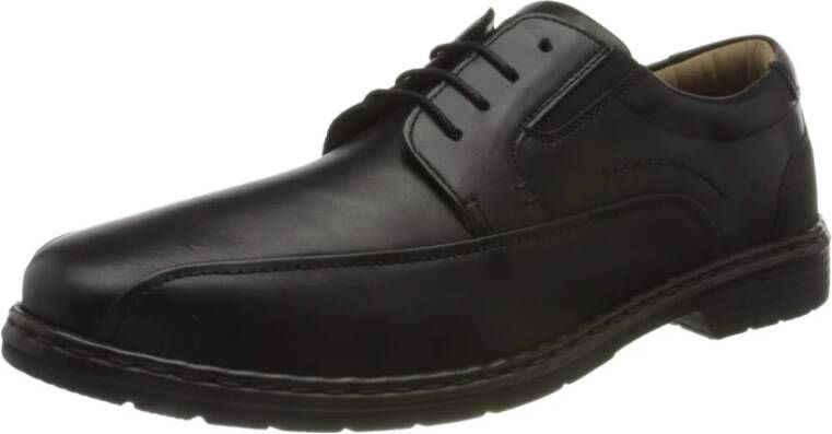 Josef Seibel Zwarte Veterschoenen Black Heren