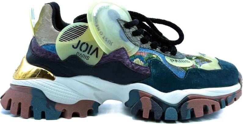 Joya MultiColour Sneakers voor Parijse Stijl Multicolor Dames