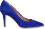 Julie Dee Blauwe Suède Klassieke Pump Blue Dames - Thumbnail 1