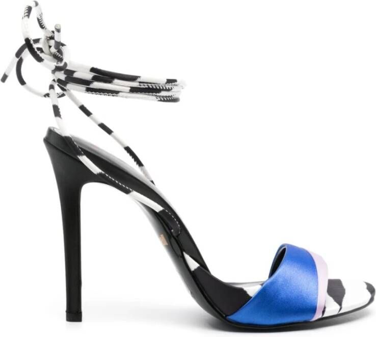 Just Cavalli Blauwe Pumps voor Vrouwen Multicolor Dames