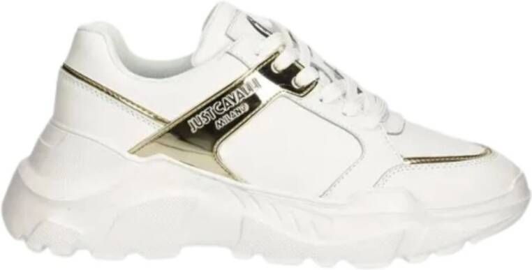 Just Cavalli Witte Sneakers voor Vrouwen White Dames