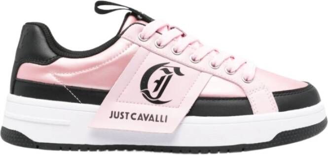 Just Cavalli Paarse Sneakers voor Vrouwen Multicolor Dames