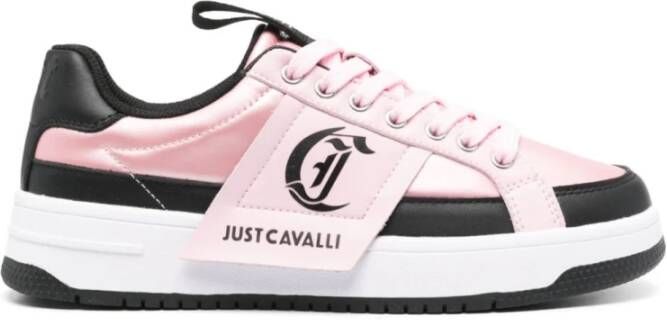 Just Cavalli Paarse Sneakers voor Vrouwen Multicolor Dames