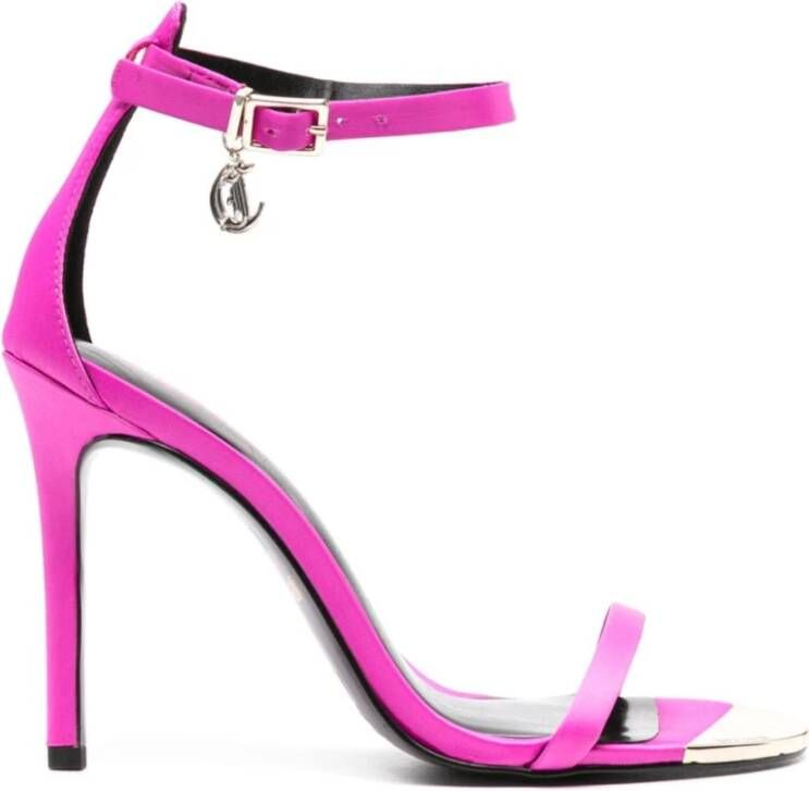 Just Cavalli Roze Hak Sandalen Pink Dames