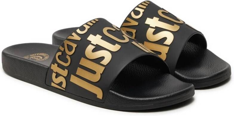 Just Cavalli Sandalen Black Heren