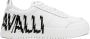 Just Cavalli Witte leren sneakers met logo lettering White Heren - Thumbnail 5