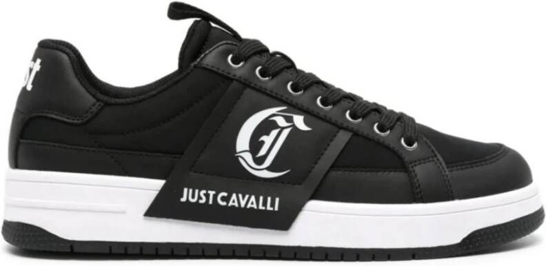 Roberto Cavalli Stijlvolle Sneakers voor Mannen Black Heren