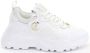 Just Cavalli Witte Damessneakers met Gouden Logo White Dames - Thumbnail 2