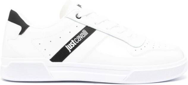 Just Cavalli Witte Sneakers voor Heren Aw23 White Heren