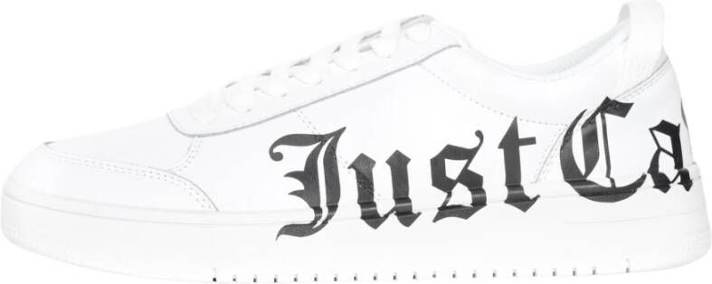 Just Cavalli Witte Sneakers met Logoprint White Heren