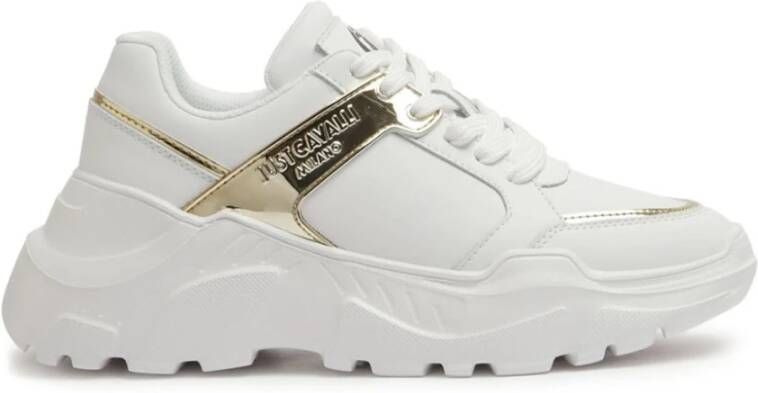 Just Cavalli Witte Sneakers voor Vrouwen White Dames