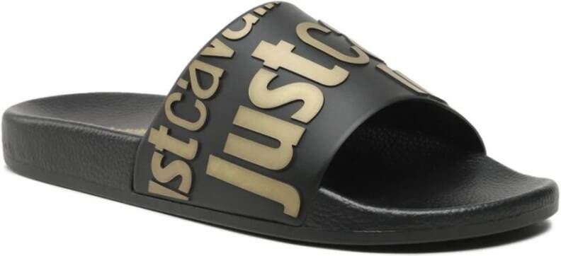 Just Cavalli Zwarte Sandalen voor Vrouwen Black Heren