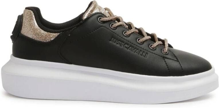 Just Cavalli Zwarte Sneakers voor Vrouwen Black Dames