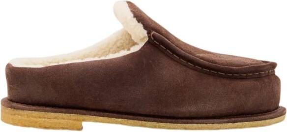 JW Anderson Donkerbruine Muilezel Schoenen Brown Dames