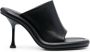 JW Anderson Zwarte Leren Bumper-Tube 100mm Muiltjes met Hak Black Dames - Thumbnail 5