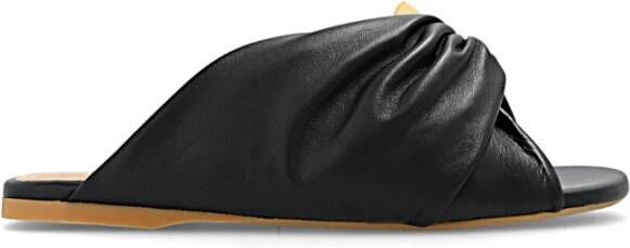 JW Anderson Klassieke Ciabatta Loafers voor Heren Black Dames