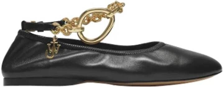 JW Anderson Leather flats Black Dames