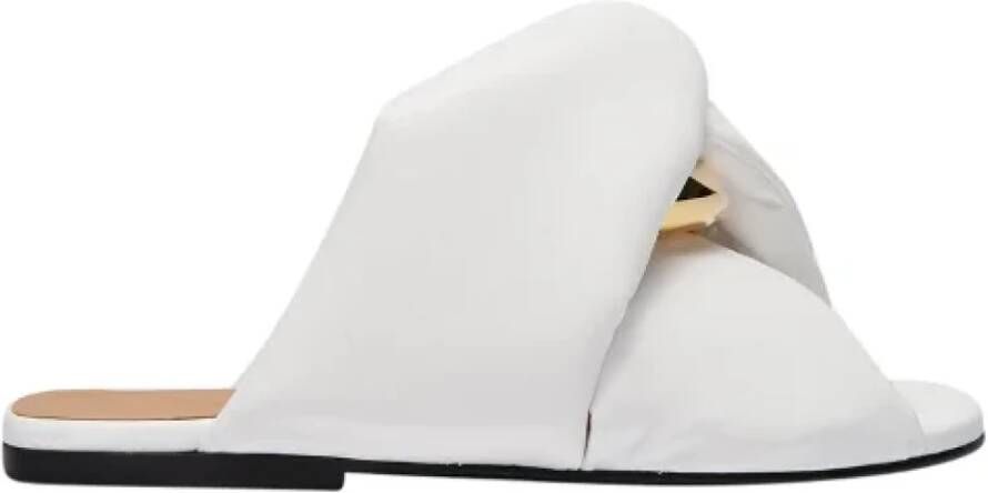 JW Anderson Leather sandals White Dames