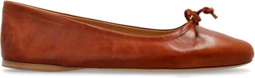 JW Anderson Leren balletflats Brown Dames