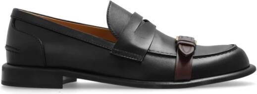 JW Anderson Leren loafers Black Heren