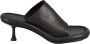 JW Anderson Zwarte Leren Bumper-Tube 100mm Muiltjes met Hak Black Dames - Thumbnail 1