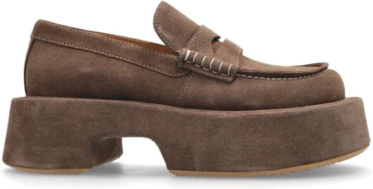 JW Anderson Leren schoenen Brown Dames